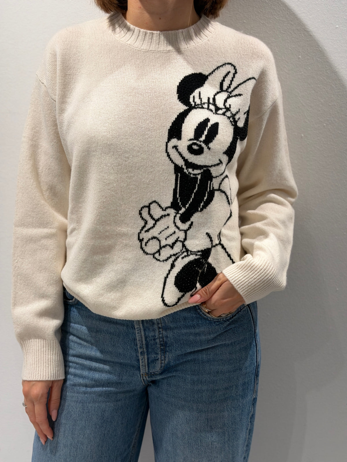 Maglia jacquard in lana Mrs Mouse