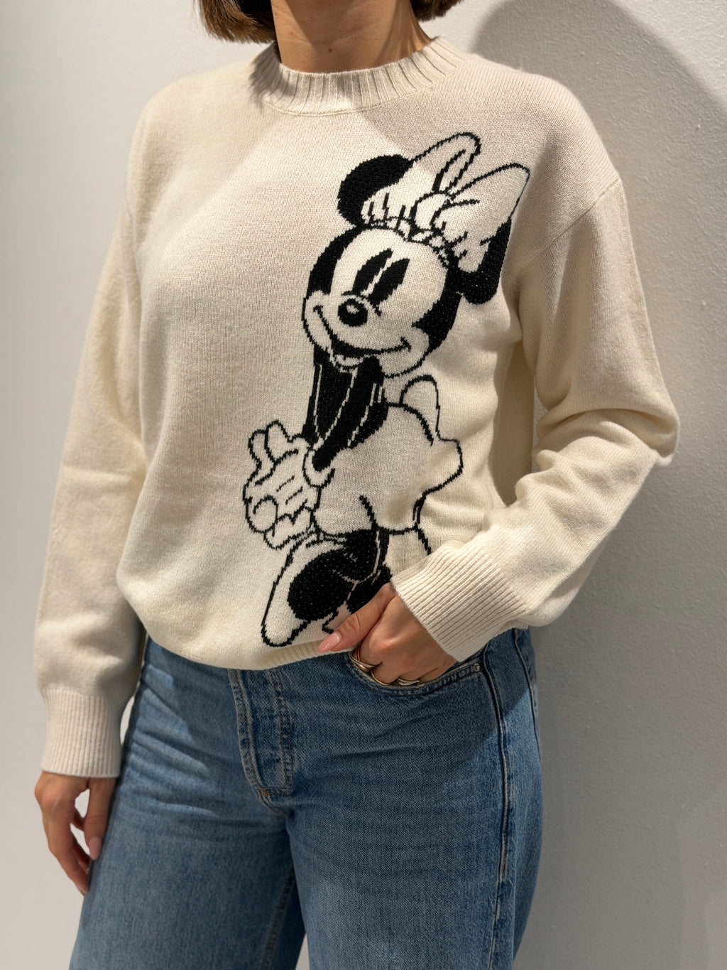 Maglia jacquard in lana Mrs Mouse