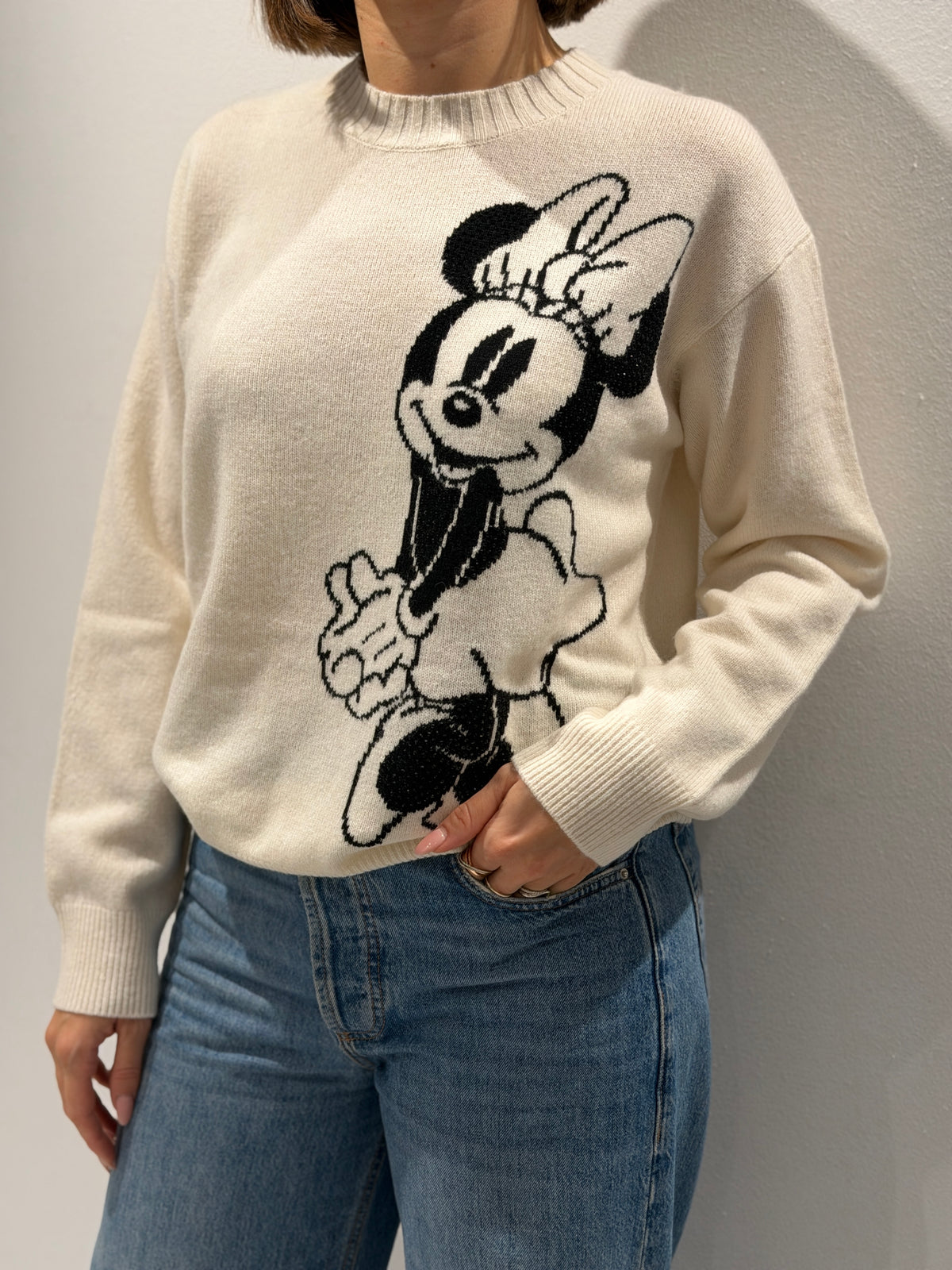Maglia jacquard in lana Mrs Mouse