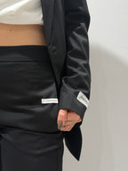 Pantalone flare in frescolana