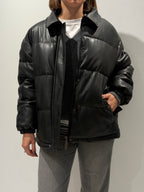 Bomber in ecopelle