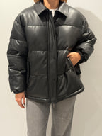 Bomber in ecopelle