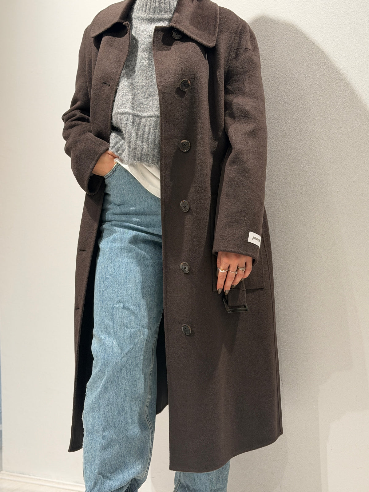Cappotto Con cintura in vita