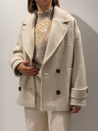 Cappotto in resca bouclé