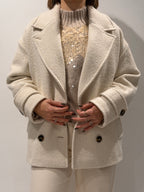 Cappotto in resca bouclé