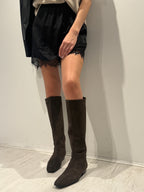 Stivale Alto in Camoscio