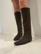 Stivale Alto in Camoscio