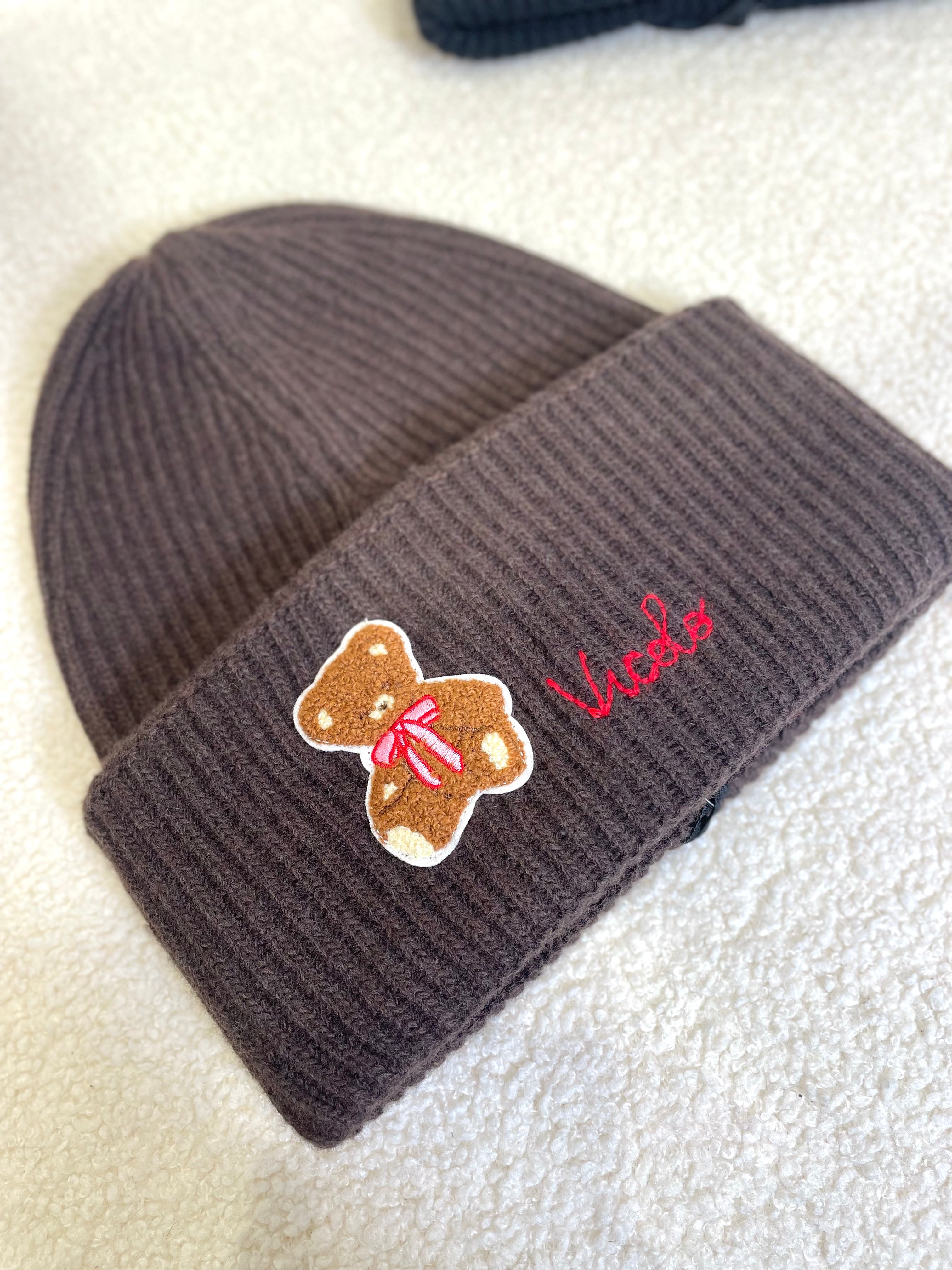 Berretto Ricamo Orsetto